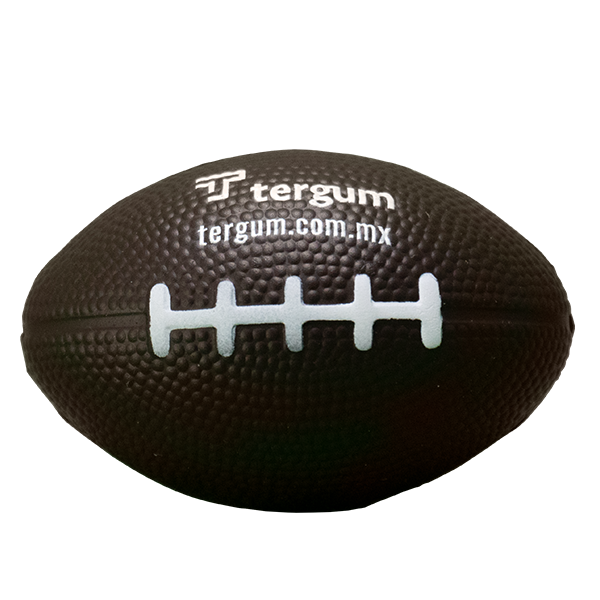 Pelota anti estrés Futbol Americano TERGUM - Café(Paquete c/10 piezas)