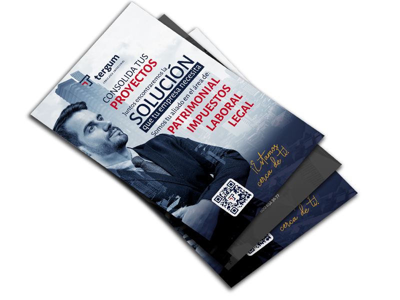 Flyer Soluciones V1- TERGUM Paquete c/100 piezas