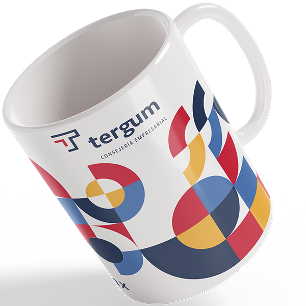 Paquete de tazas de cerámica colores TERGUM 11oz (c/24 piezas)
